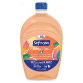 Softsoap US05261A Orange Antibacterial Liquid Hand Soap Refills - 50 Ounce, 6 per Carton